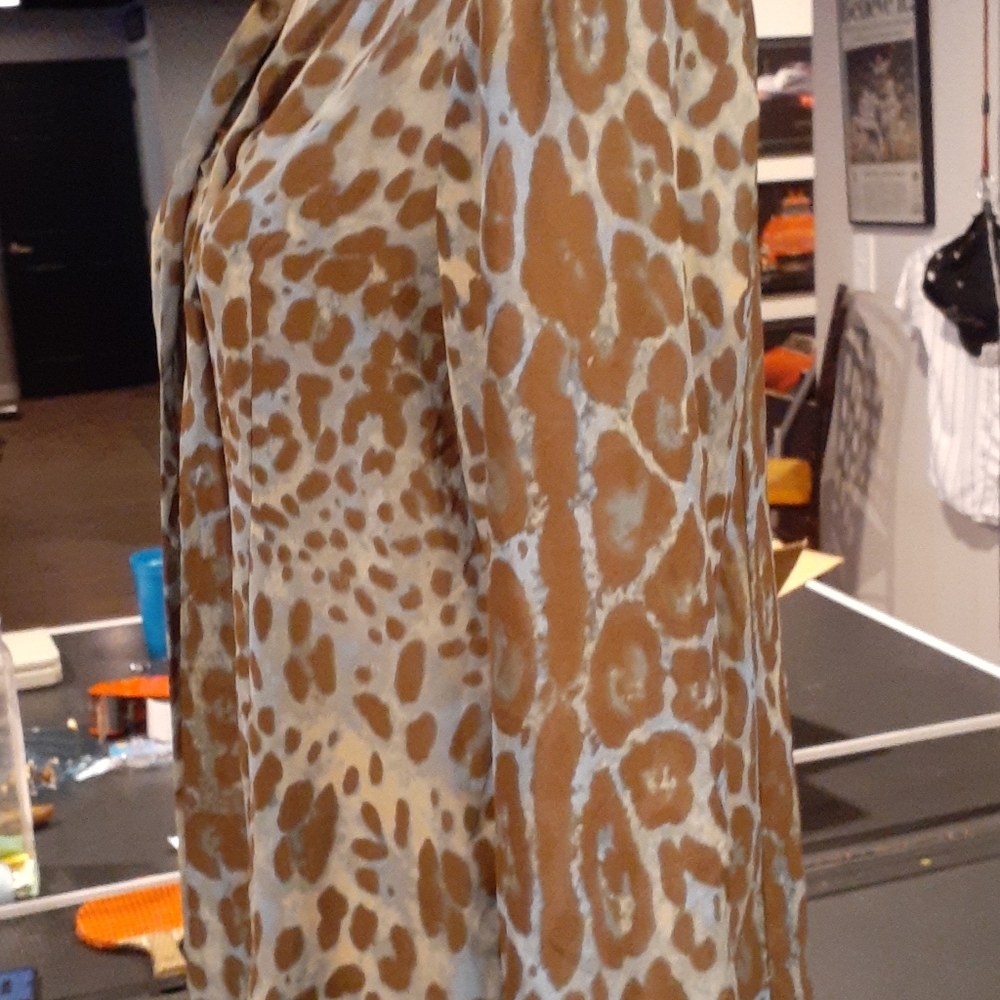 NWOT  DONNA SALYERS FABULOUS FURS TOP M - Picture 4 of 6